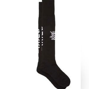 Gucci Black and White Knee Hight Socks